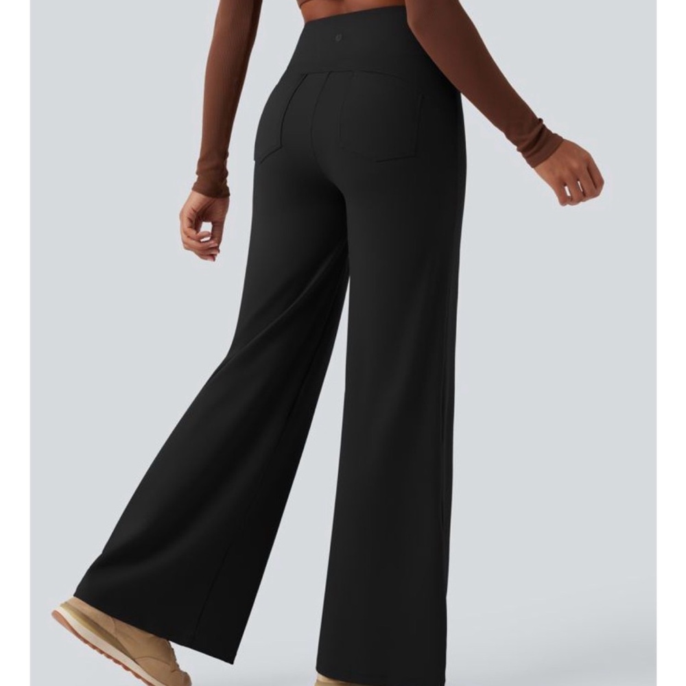 HALARA Black Wide-Leg Women's Pants